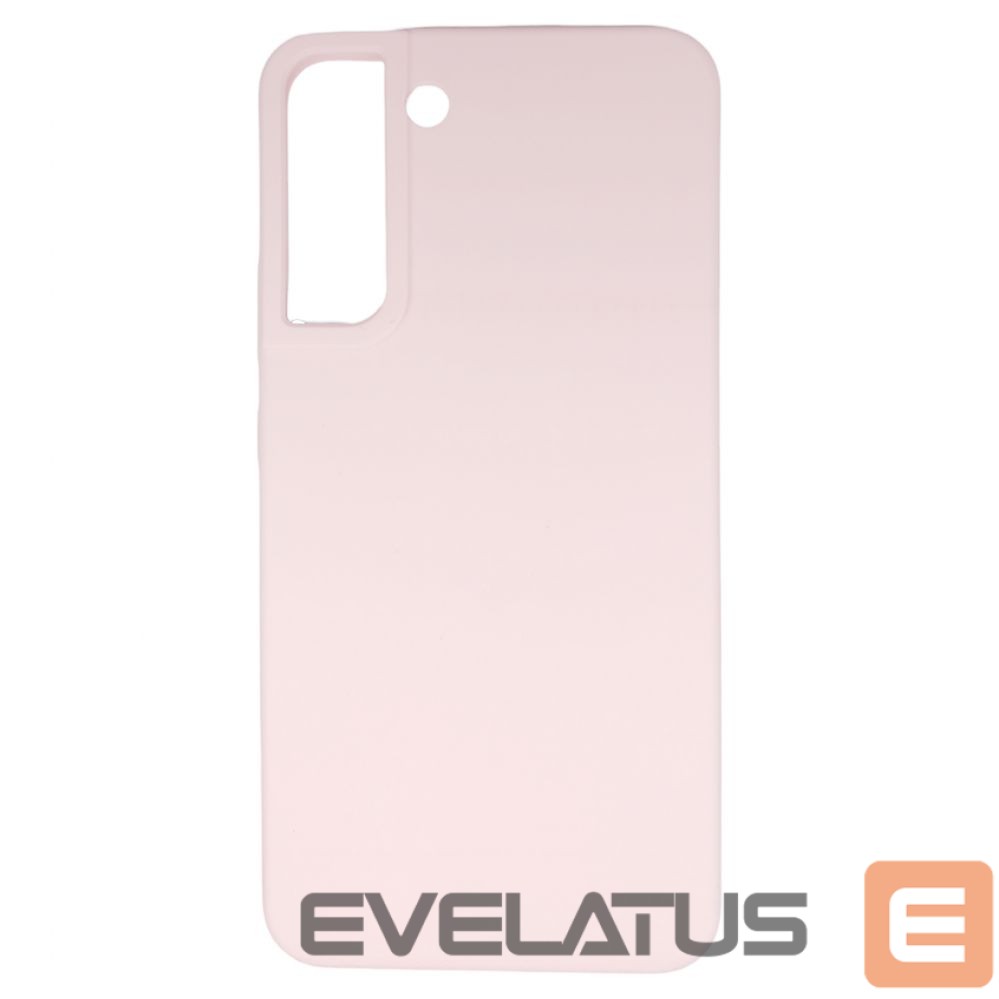Back panel cover Evelatus Samsung Galaxy S22 Premium Silicone Soft Touch Case Pink Sand