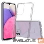 Back panel cover Evelatus Samsung Galaxy A33 5G Clear Silicone Case 1.5mm TPU Transparent