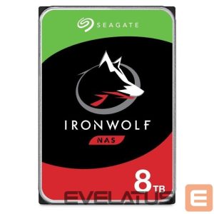 Hard drive HDD SeaGate  HDD||IronWolf|8TB|SATA 3.0|256 MB|7200 rpm|Discs/Heads 5/10|3,5"|ST8000VN004 