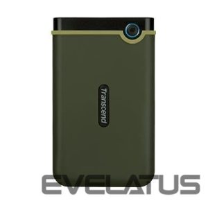 Hard drive HDD Transcend  External HDD||StoreJet|1TB|USB 3.1|Colour Green|TS1TSJ25M3G 