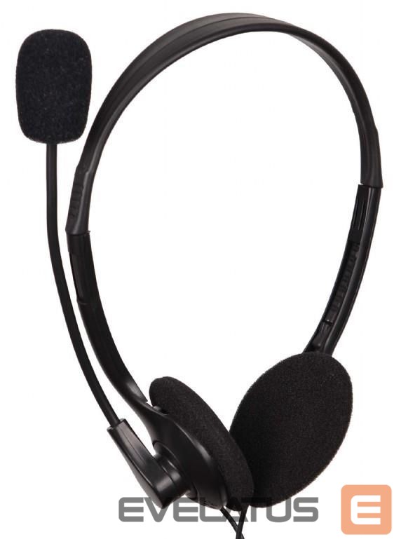 Wired headphones Gembird HEADSET STEREO/BLACK MHS-123
