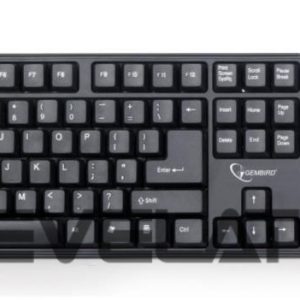 Computer keyboard Gembird  KEYBOARD +MOUSE WRL ENG/DESKTOP KBS-W-01 