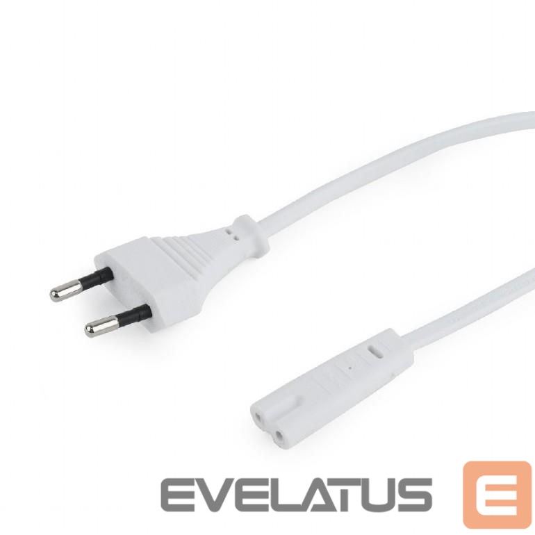 Converter Gembird CABLE POWER EU 1.8M/WHITE PC-184/2-W