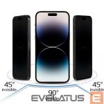 Protective glass iLike Apple IPHONE 16 Tempered Privacy Glass Black