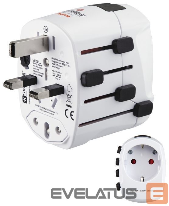 Converter Hama World Travel Pro White