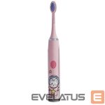 Toothbrush Kiddyz  T1 Electric Sonic Toothbrush Kids 3 to 12 Years USB rechargeable (1 extra head) Pink