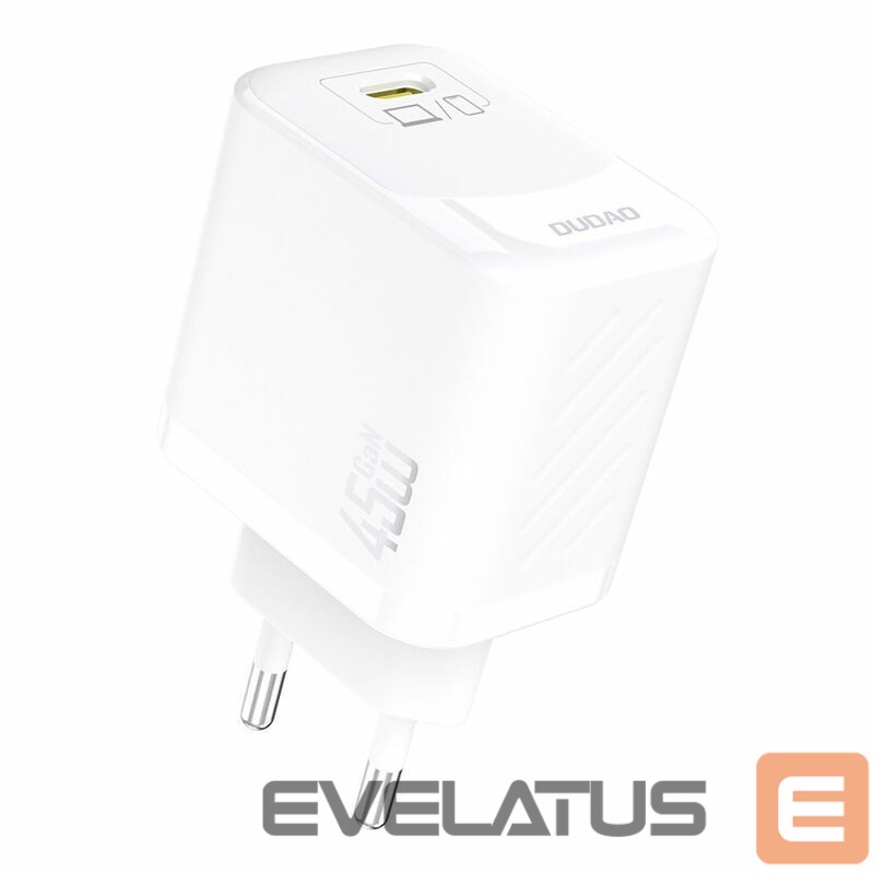 Adapter Dudao A28C 45W GaN + kabel USB-C White