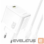 Adapter Dudao  A28C 45W GaN + kabel USB-C White