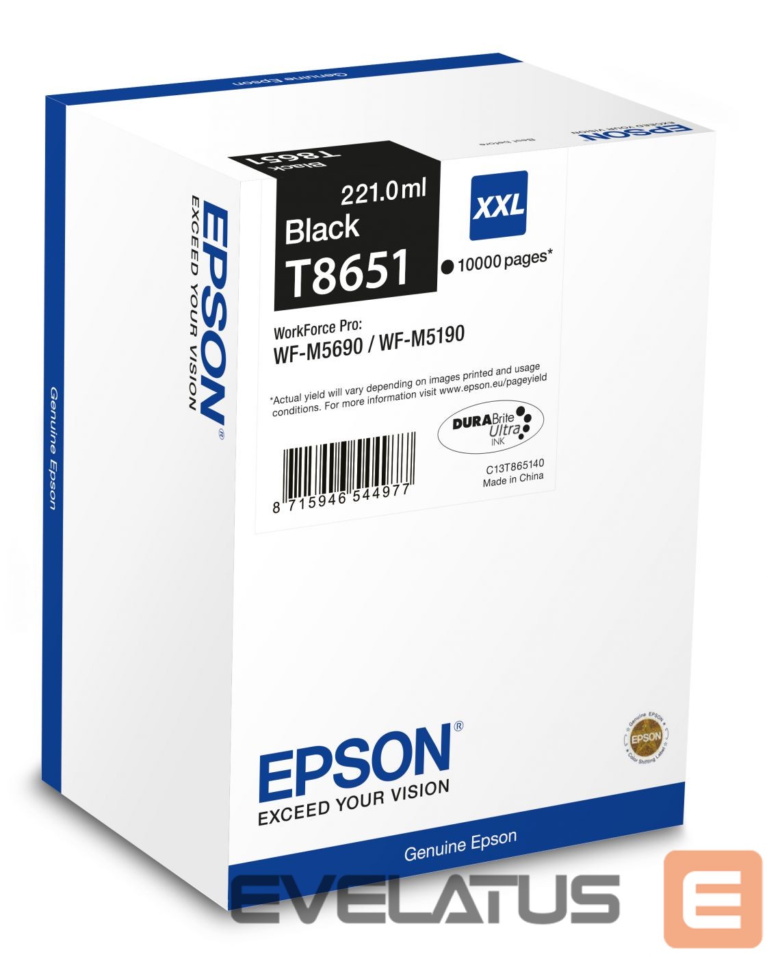 Printer accessories EPSON C13T865140 Ink cartridge, Black