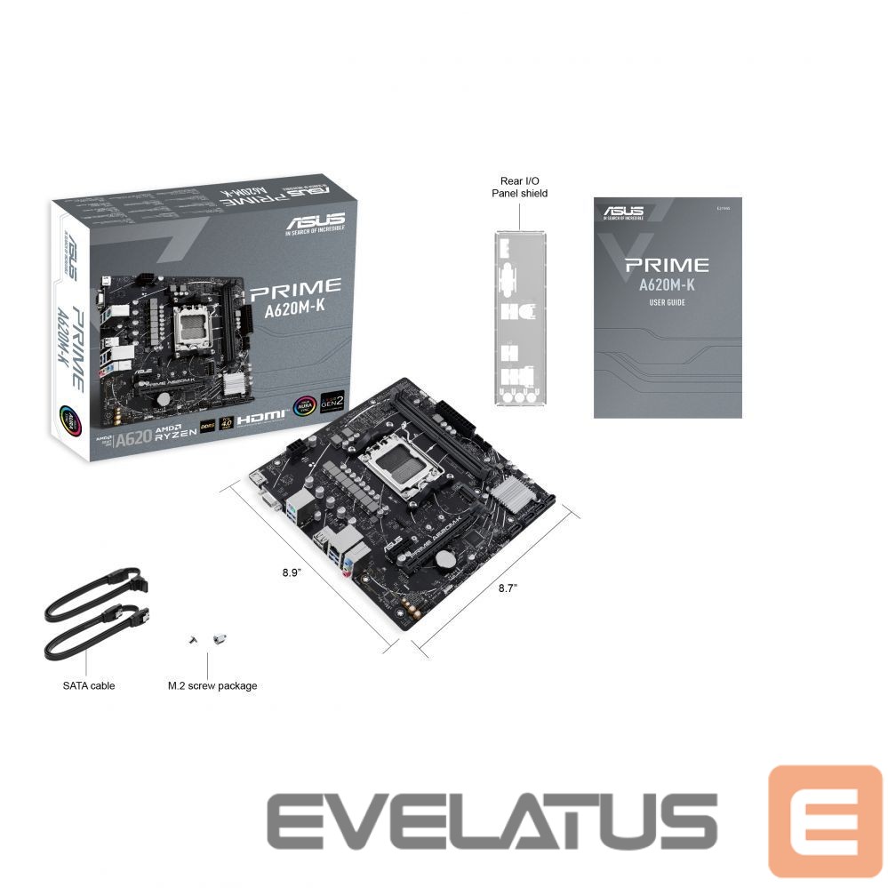 Motherboard for Intel processors Asus PRIME A620M-K