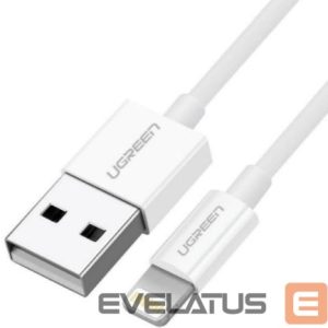 Cable Ugreen  Ugreen US155 20730 USB-A / Lightning MFi 2.4A cable 2m - white 