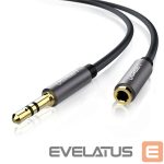 Cable Ugreen  Ugreen AV118 10592 cable 3.5 mm mini jack (male) / 3.5 mm mini jack (female) 1m - silver 