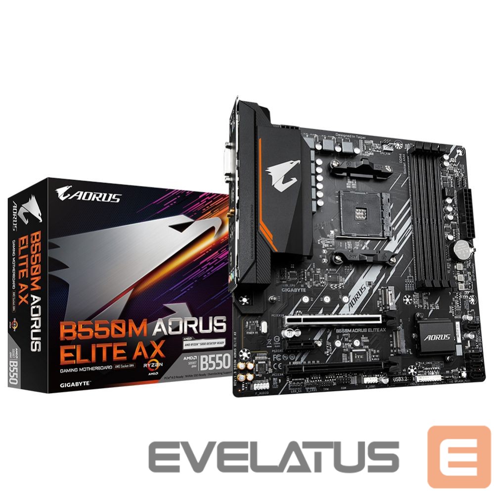 Motherboard for Intel processors Gigabyte M/B B550M AORUS ELITE AX1.3