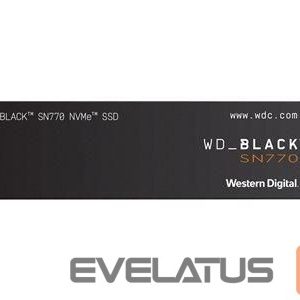 Hard drive SSD Western Digital  SSD||Black SN770|250GB|M.2|PCIe Gen4|NVMe|Write speed 2000 MBytes/sec|Read speed 4000 MBytes/sec|WDS250G3X0E 