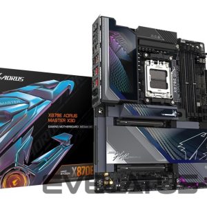Motherboard for AMD processors Gigabyte  Mainboard||AMD X870E|Socket AM5|ATX|RAM DDR5-SDRAM|4xSlots|Wi-Fi Yes|Bluetooth Yes|5xNumber of M.2 (M) slots| X870E AORUS MASTER X3D|X870EAMASTERX 
