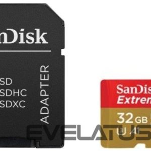 Other Computer Accessory SANDISK BY WESTERN DIGITAL  MEMORY MICRO SDHC 32GB UHS-I/W/A SDSQXAF-032G-GN6AT 