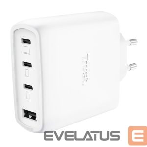 Cables and wires Trust  MOBILE CHARGER WALL MAXO 65W/4-PORT GAN WHITE 26068 