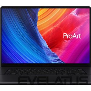 Laptop computer Asus  Notebook||ProArt|H7606WP-SR231X Copilot+ PC|CPU AMD Ryzen AI 9 HX|370|2 GHz|16 "|2880 x 1800 pixels|Yes|RAM 64 GB|LPDDR5x-SDRAM|SSD 2000 GB|Discrete graphics NVIDIA GeForce RTX 5070|8 GB|On-board graphics Yes|OS installed Windows 11 Pro|Colour Black|Weight 1.85 kg|90NB15K1-M00LB0 