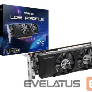Graphic card / Video cards Asrock  Graphics Card||Intel|Arc A310|2000 MHz|4 GB|GDDR6|64 bit|PCI Express x8 4.0|Active|A310LP4G 