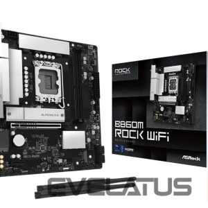 Motherboard for Intel processors Asrock  Mainboard||Intel B860|LGA 1851 (Socket V1)|micro ATX|RAM DDR5-SDRAM|2xSlots|Wi-Fi Yes|Bluetooth Yes|1xNumber of M.2 (M) slots|B860MROCKWIFI 