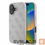 Back panel cover Guess  Guess 4G Classic iPhone 16 Case - Pink 
