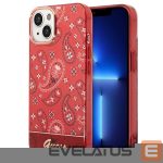 Back panel cover Guess  Guess GUHCP14SHGBNHR iPhone 14 6.1" red/red hardcase Bandana Paisley 