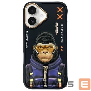 Other goods Nimmy  Nimmy Cool&Cute 2.0 Monkey case for iPhone 16 - black 