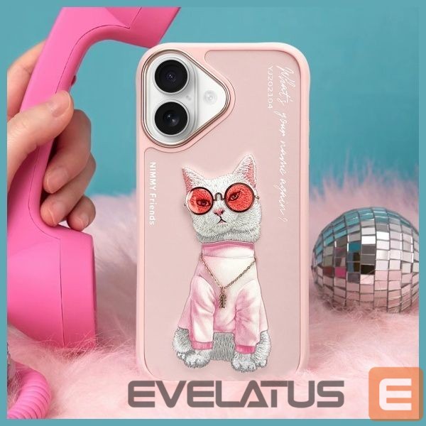 Other goods Nimmy Nimmy Glasses Cool Cat iPhone 16 Case - Pink