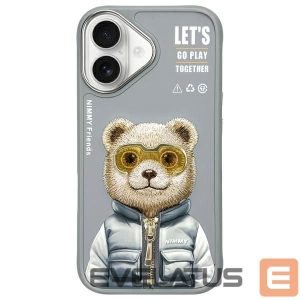 Other goods Nimmy  Nimmy Cool&Cute 2.0 Bear Case for iPhone 16 - Gray 