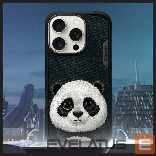 Other goods Nimmy Nimmy Big Eyed Pet 2.0 Panda case for iPhone 16 Pro - black