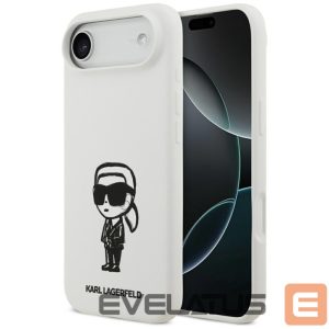 Other goods Karl Lagerfeld  Karl Lagerfeld Silicone Karl Sketch & Logo MagSafe Case for iPhone 17 Air - White 