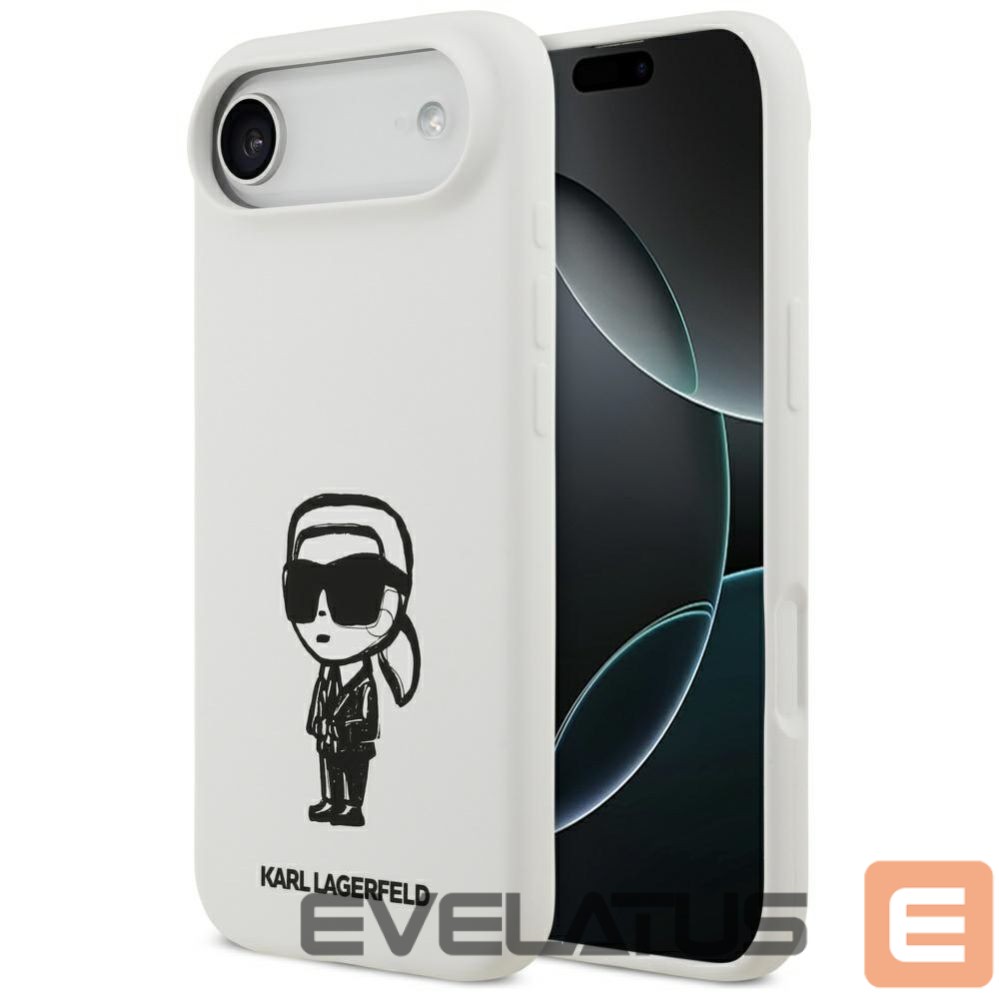 Other goods Karl Lagerfeld Karl Lagerfeld Silicone Karl Sketch & Logo MagSafe Case for iPhone 17 Air - White