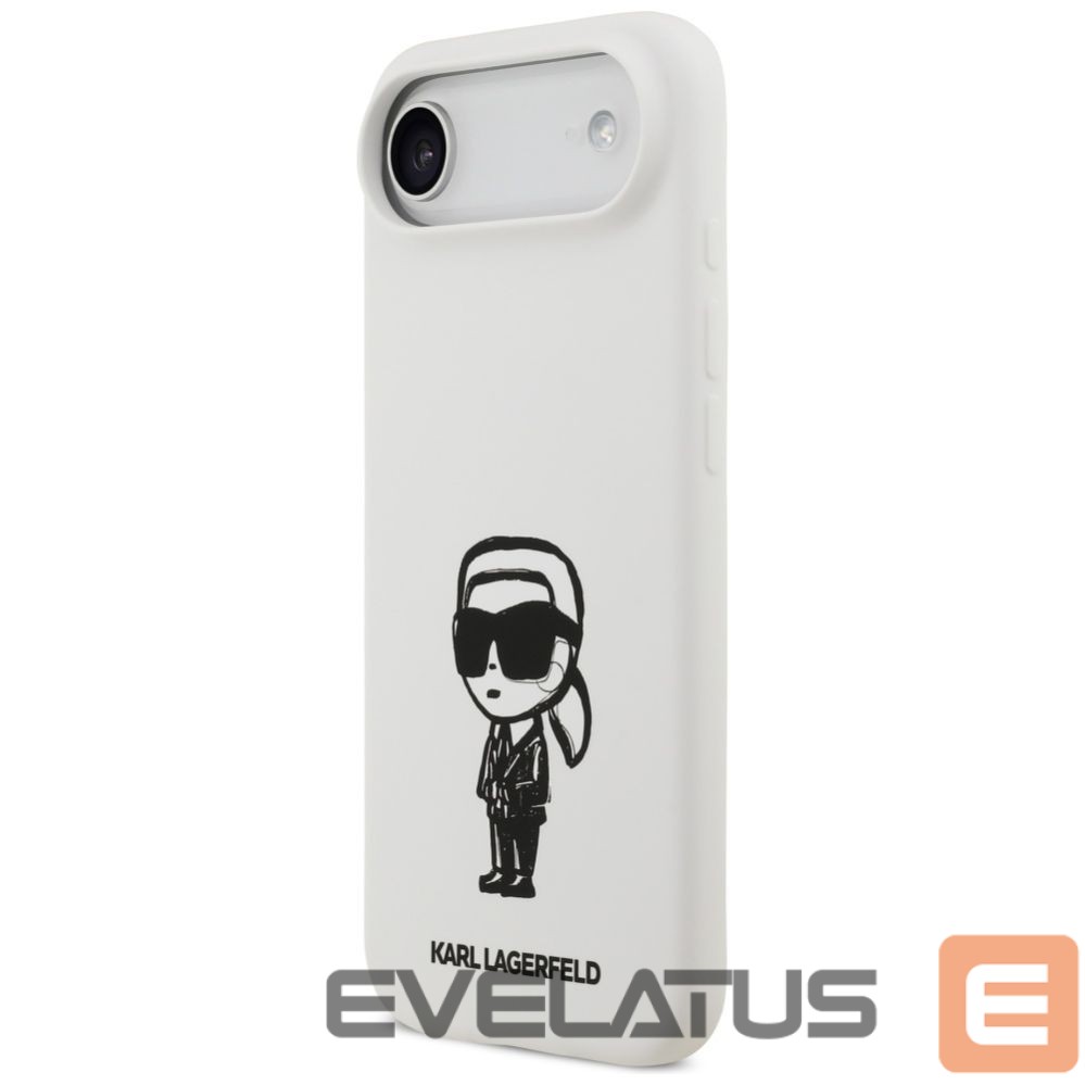 Other goods Karl Lagerfeld Karl Lagerfeld Silicone Karl Sketch & Logo MagSafe Case for iPhone 17 Air - White