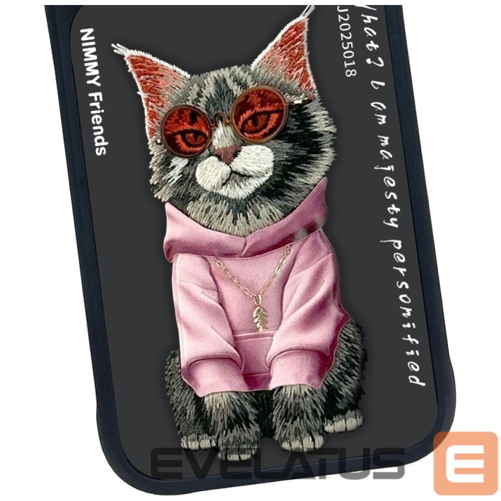 Other goods Nimmy Nimmy Glasses Cool Cat Case for iPhone 17 Pro - Black