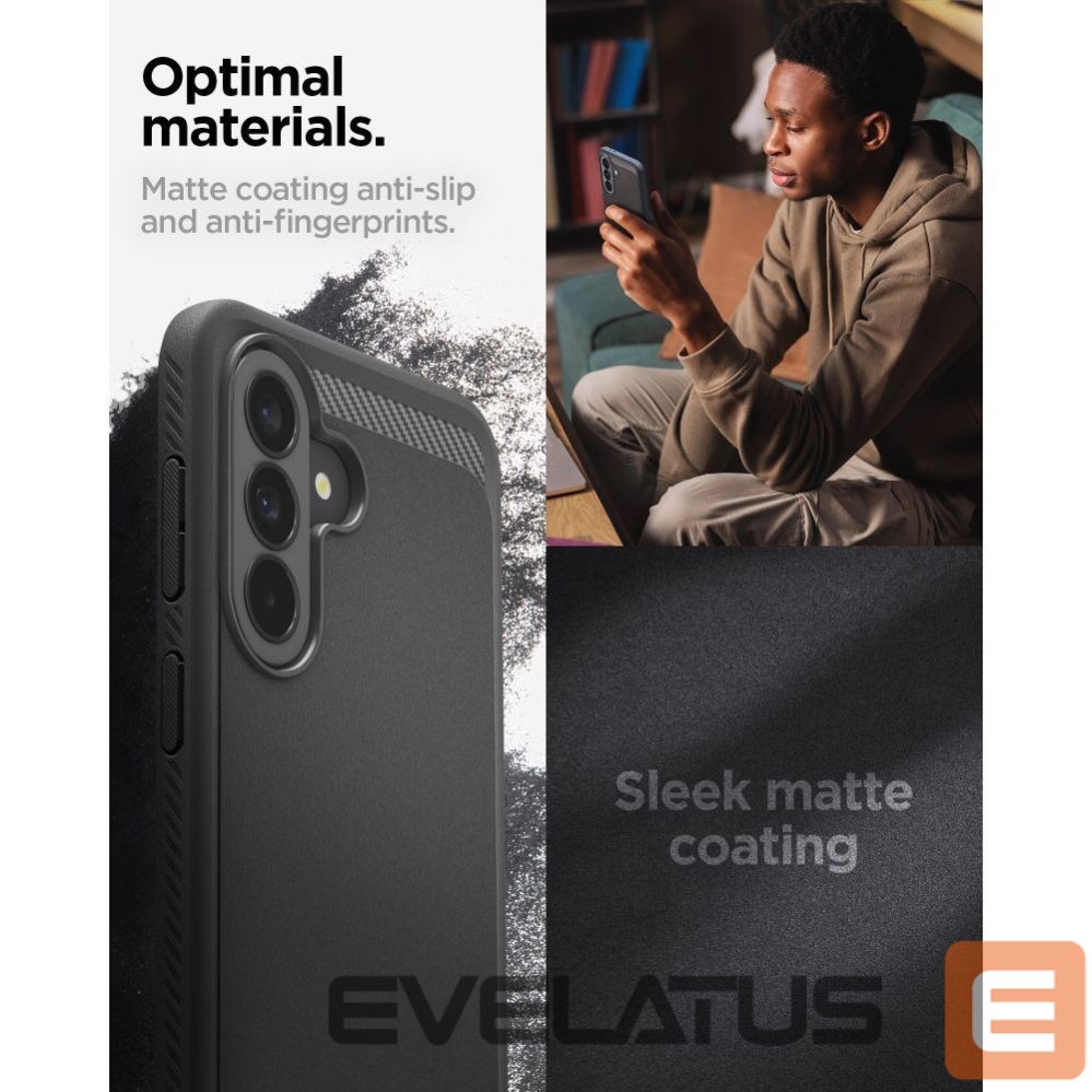 Other goods Spigen Spigen Rugged Armor Case for Samsung Galaxy A37 5G - Black