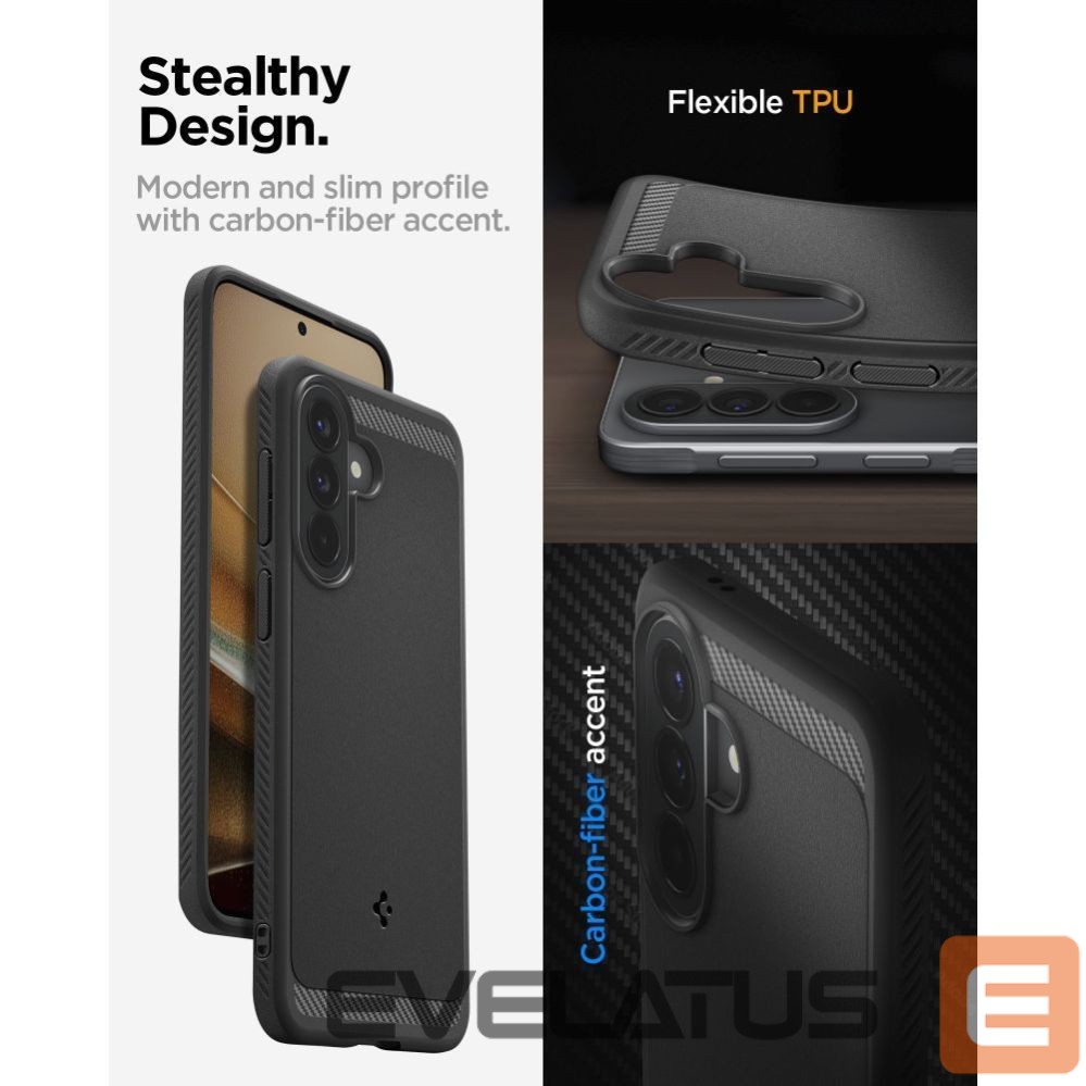 Other goods Spigen Spigen Rugged Armor Case for Samsung Galaxy A57 5G - Black