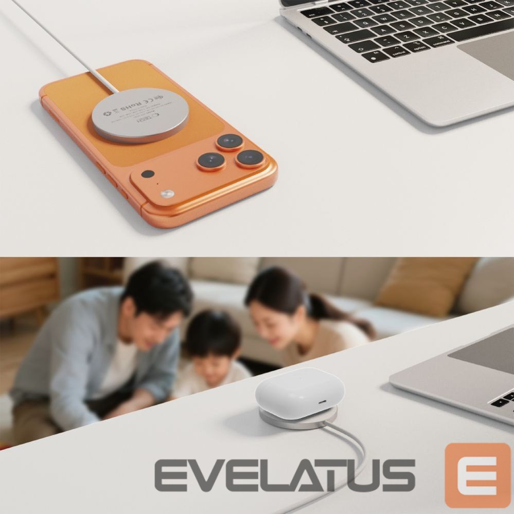 Other goods Tech-Protect Tech-Protect A50 MagSafe 25W QI2.2 Wireless Charger - White