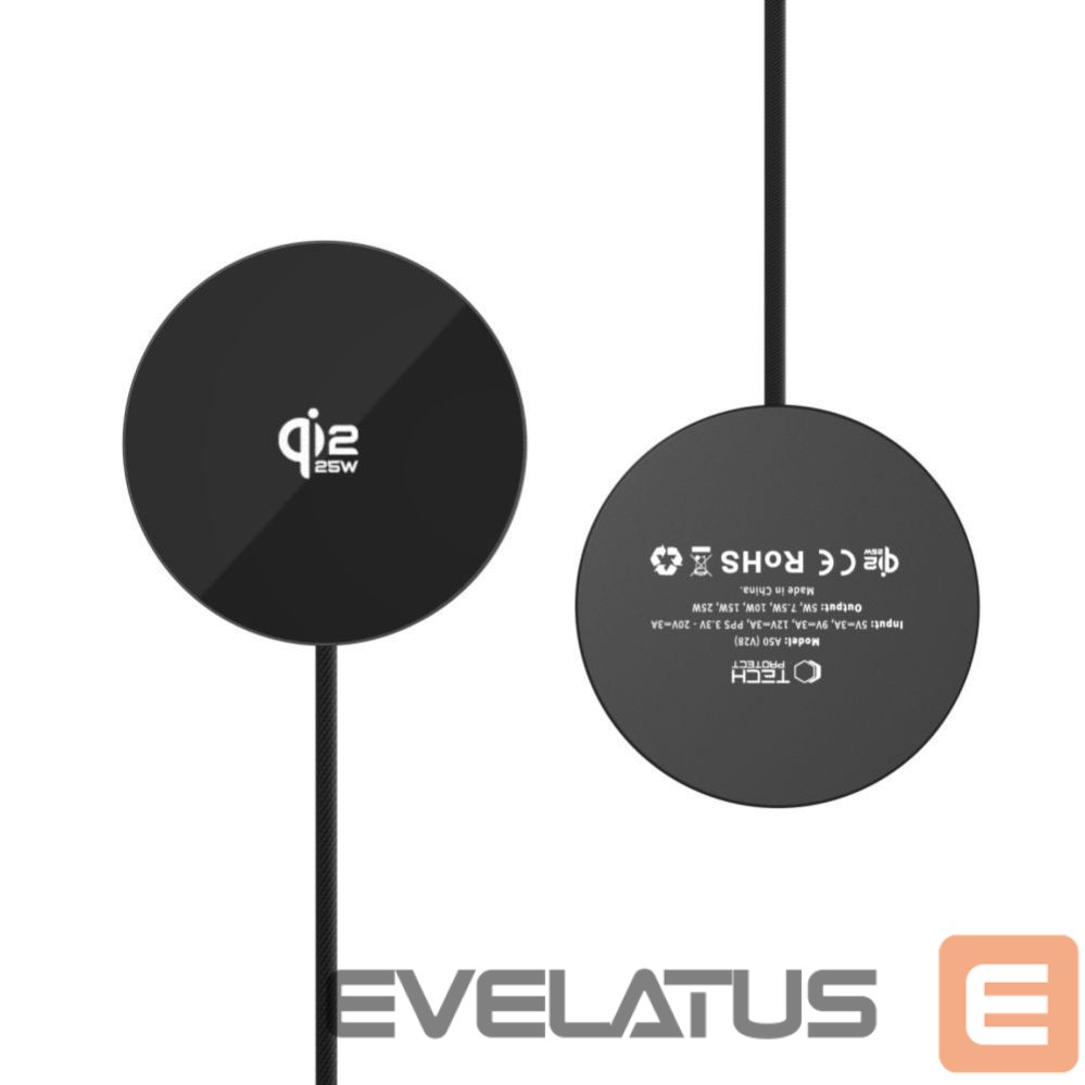 Other goods Tech-Protect Tech-Protect A50 MagSafe 25W QI2.2 Wireless Charger - Black