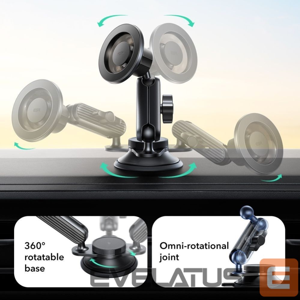 Other goods ESR ESR OmniLock MagSafe Cockpit Car Mount - Black