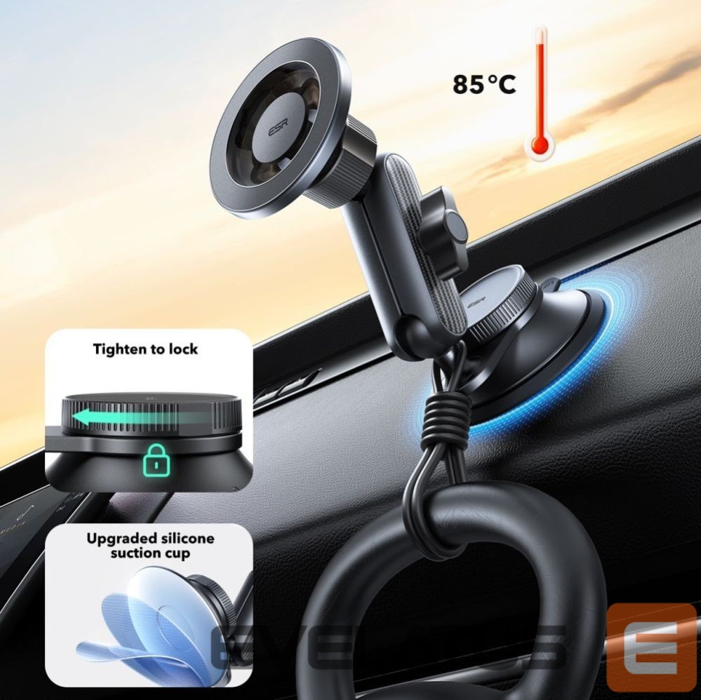 Other goods ESR ESR OmniLock MagSafe Cockpit Car Mount - Black