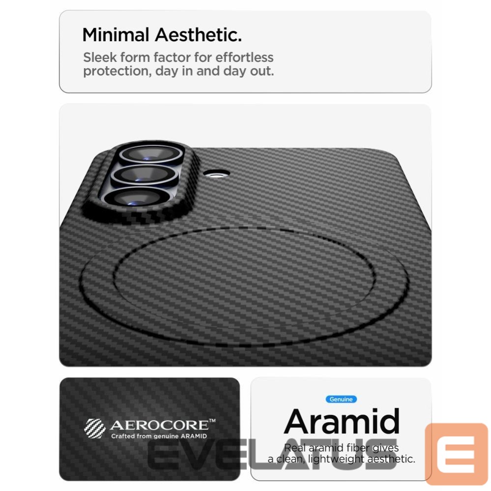 Other goods Spigen Spigen AirSkin Aramid Mag MagSafe Case for Samsung Galaxy S26 - Black