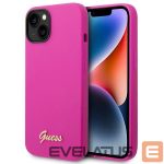 Other goods Guess  Guess Silicone Vintage Gold Logo Case for iPhone 14 / 15 Plus - Fuchsia 