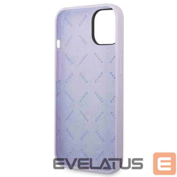 Other goods Guess Guess Silicone Vintage Gold Logo Case for iPhone 14 / 15 Plus - Purple