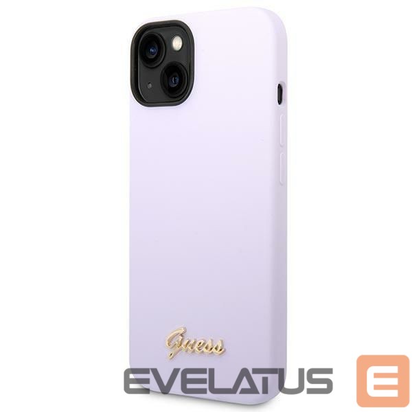 Other goods Guess Guess Silicone Vintage Gold Logo Case for iPhone 14 / 15 Plus - Purple