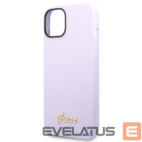 Other goods Guess Guess Silicone Vintage Gold Logo Case for iPhone 14 / 15 Plus - Purple