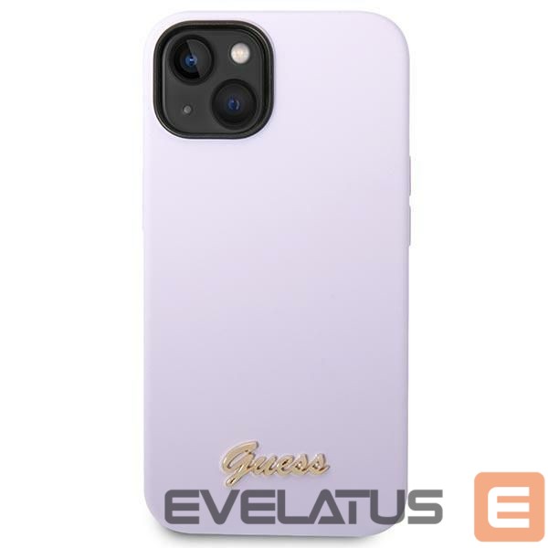 Other goods Guess Guess Silicone Vintage Gold Logo Case for iPhone 14 / 15 Plus - Purple