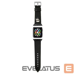Other goods Karl Lagerfeld  Karl Lagerfeld Ikonik Saffiano Karl Heads Strap for Apple Watch (38 / 40 / 41 mm) - Black 