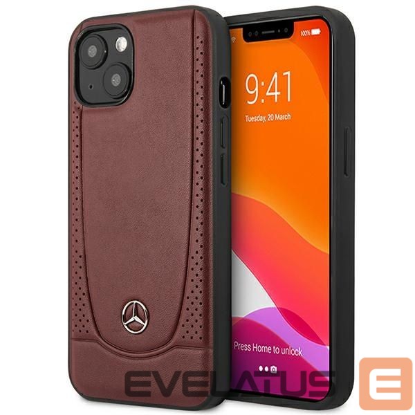 Other goods Mercedes-Benz Mercedes Leather Urban Bengale Case for iPhone 13 / 14 / 15 - Burgundy