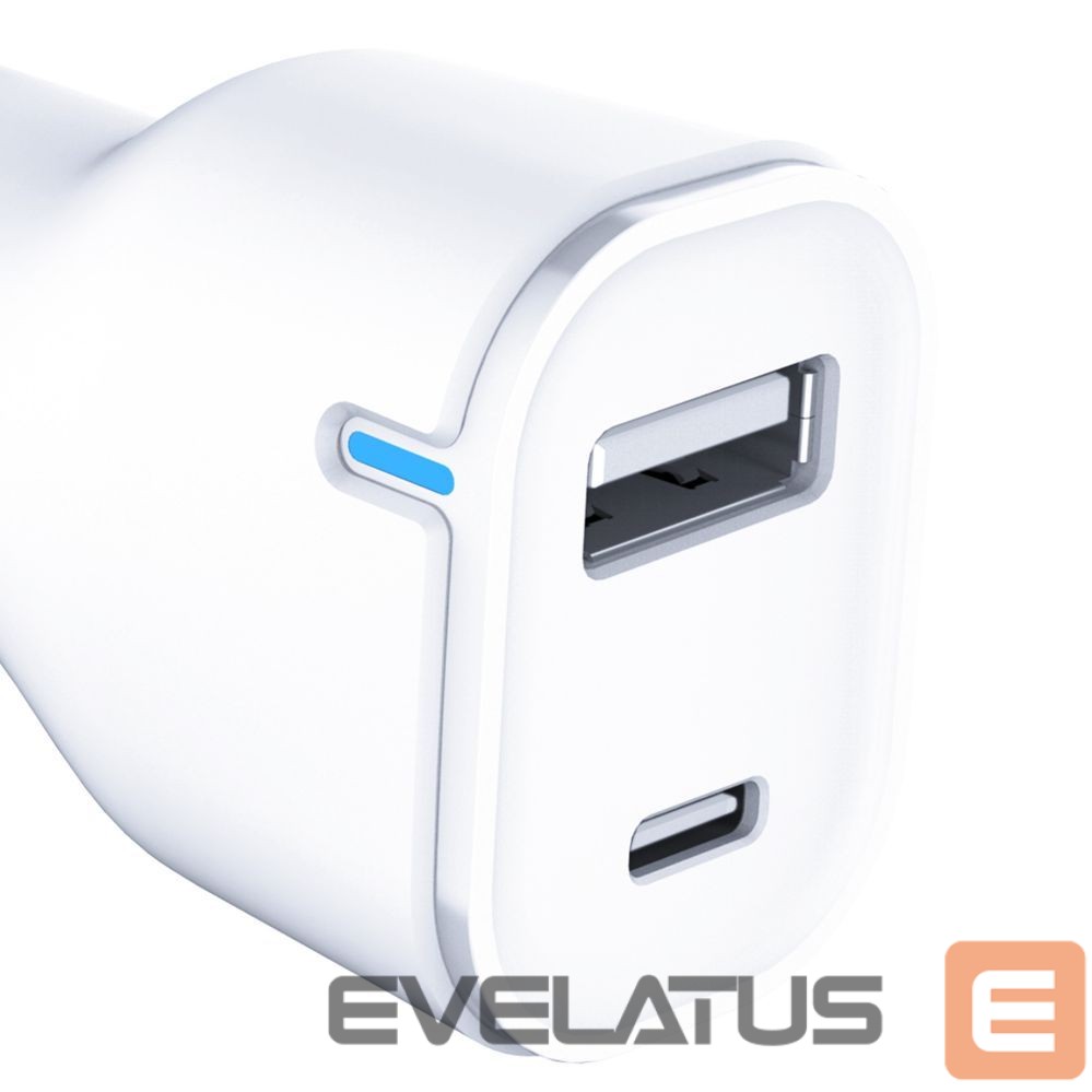 Other goods 3MK 3mk Car Charger 20W PD3.0 QC 3.0 USB 1A1C - White