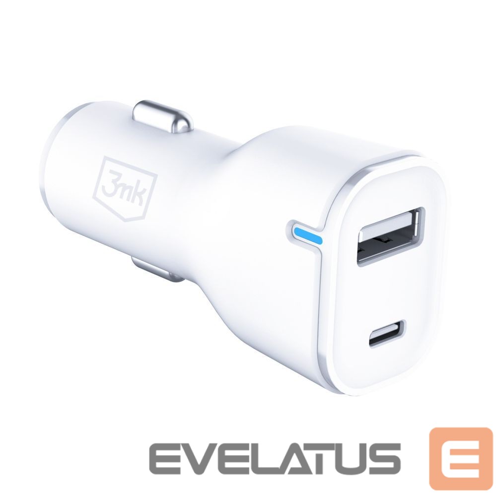 Other goods 3MK 3mk Car Charger 20W PD3.0 QC 3.0 USB 1A1C - White